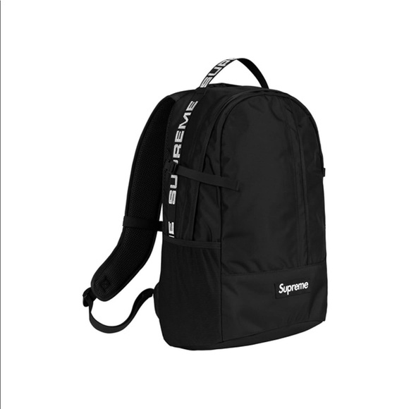 Supreme SS18 Black Backpack - Picture 2 of 3